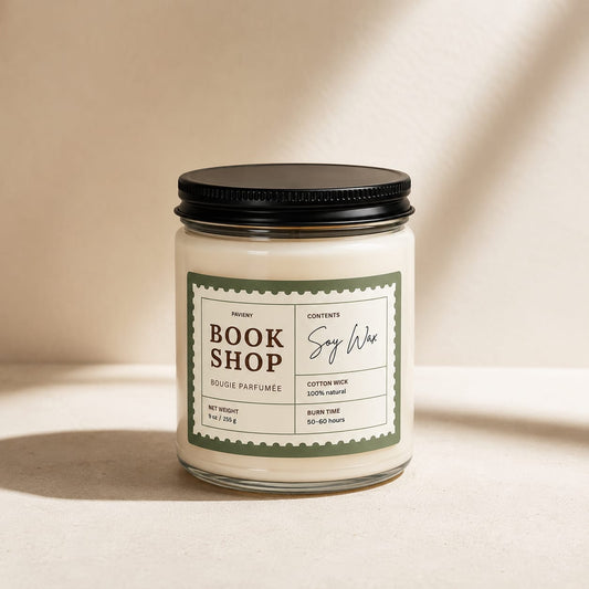 Book Shop Candle