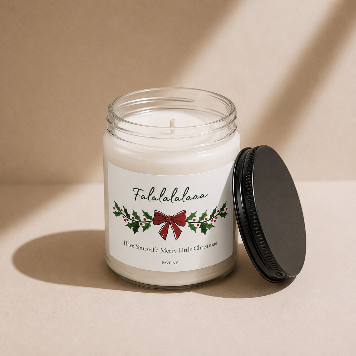 Christmas Falalalalaaa Candle