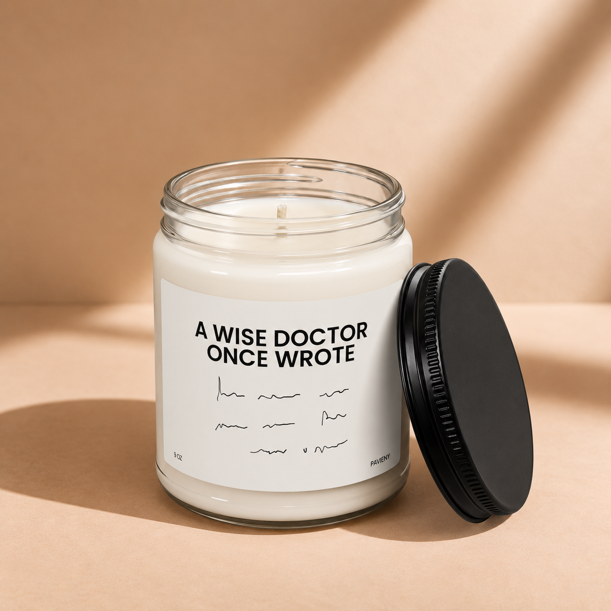 A Wise Doctor Candle