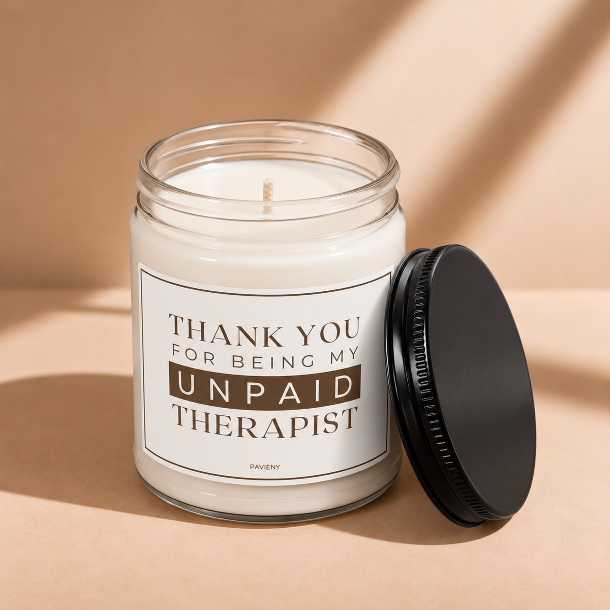 Unpaid Therapist Candle