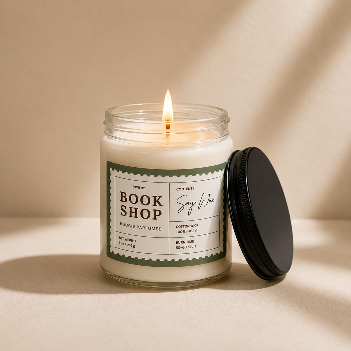 Book Shop Candle