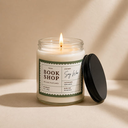 Book Shop Candle