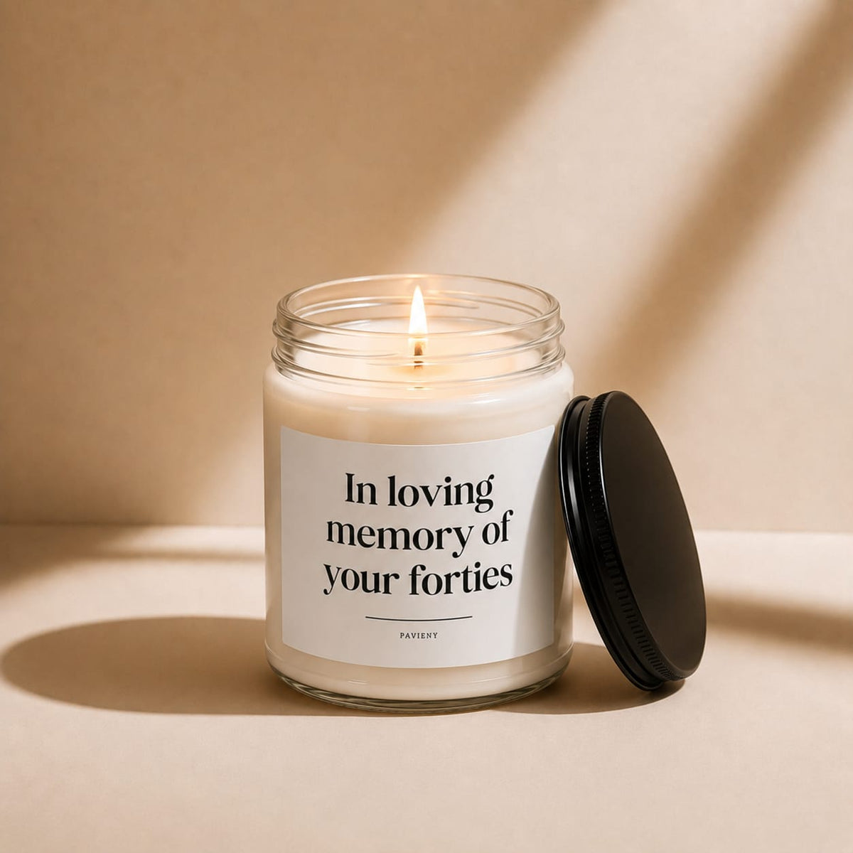 RIP Forties Candle