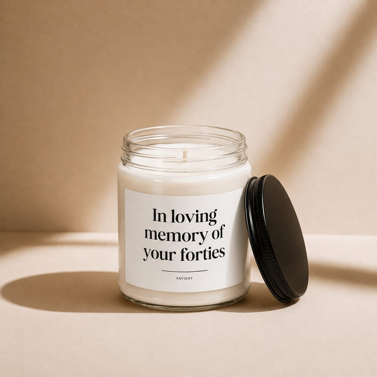 RIP Forties Candle