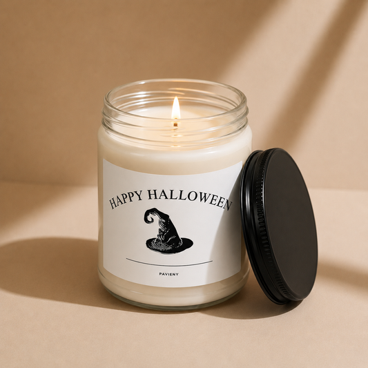Happy Halloween Candle