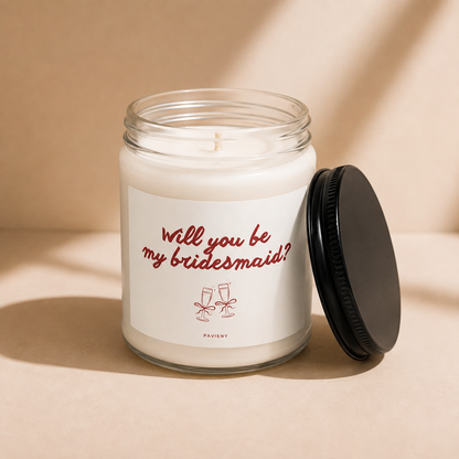 Bridesmaid Proposal Candle