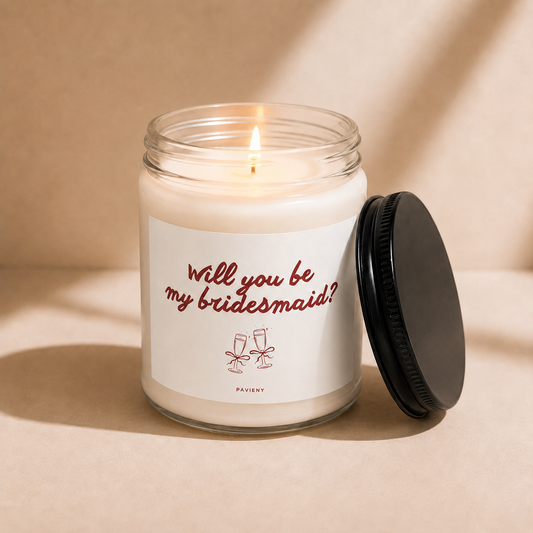 Bridesmaid Proposal Candle