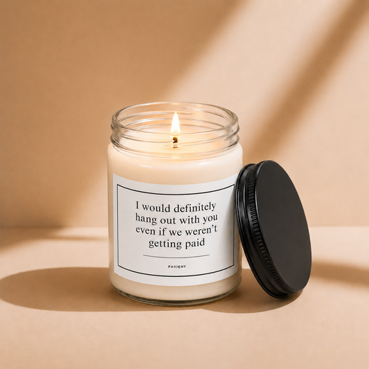 Friends Beyond Work Candle