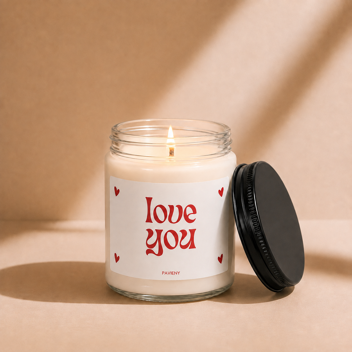 Love You Candle