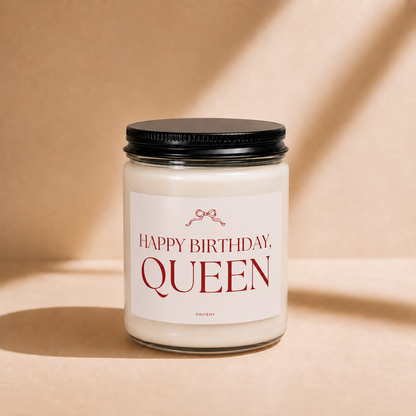 Happy Birthday Queen Candle