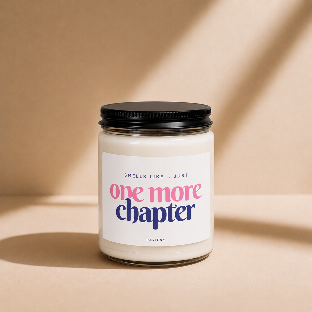 Just One More Chapter Candle