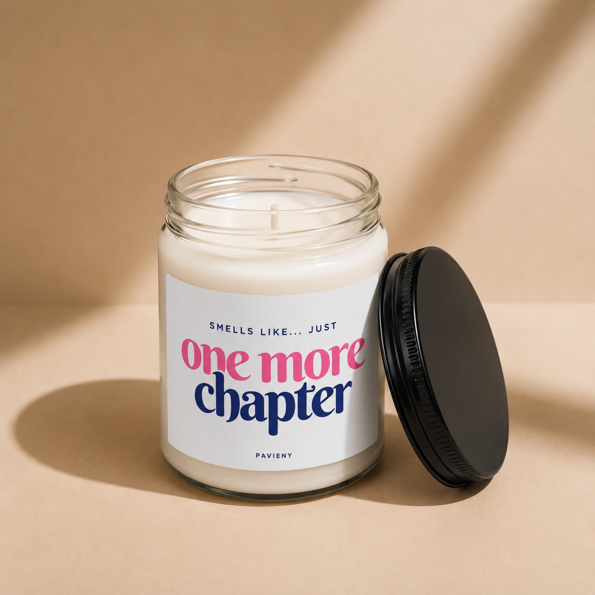Just One More Chapter Candle