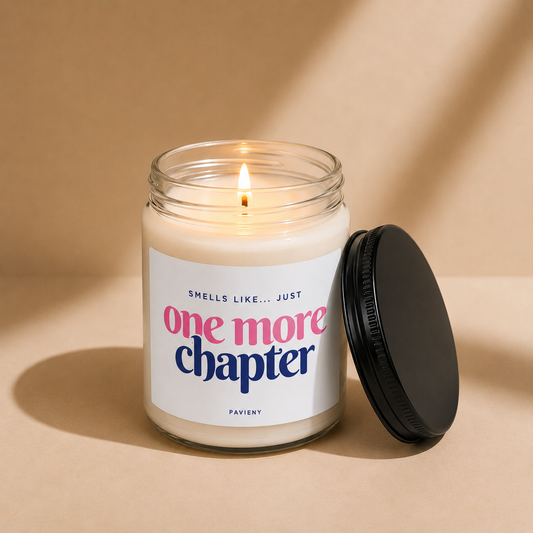 Just One More Chapter Candle