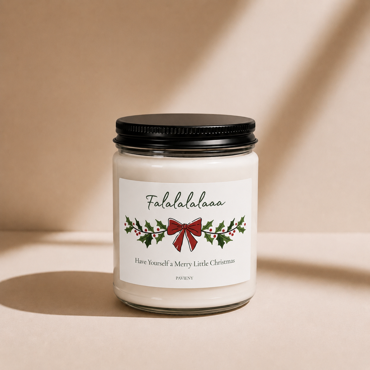 Christmas Falalalalaaa Candle