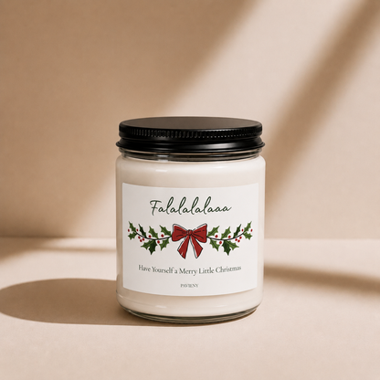 Christmas Falalalalaaa Candle