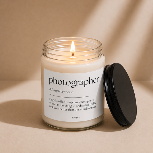 Photographer Candle