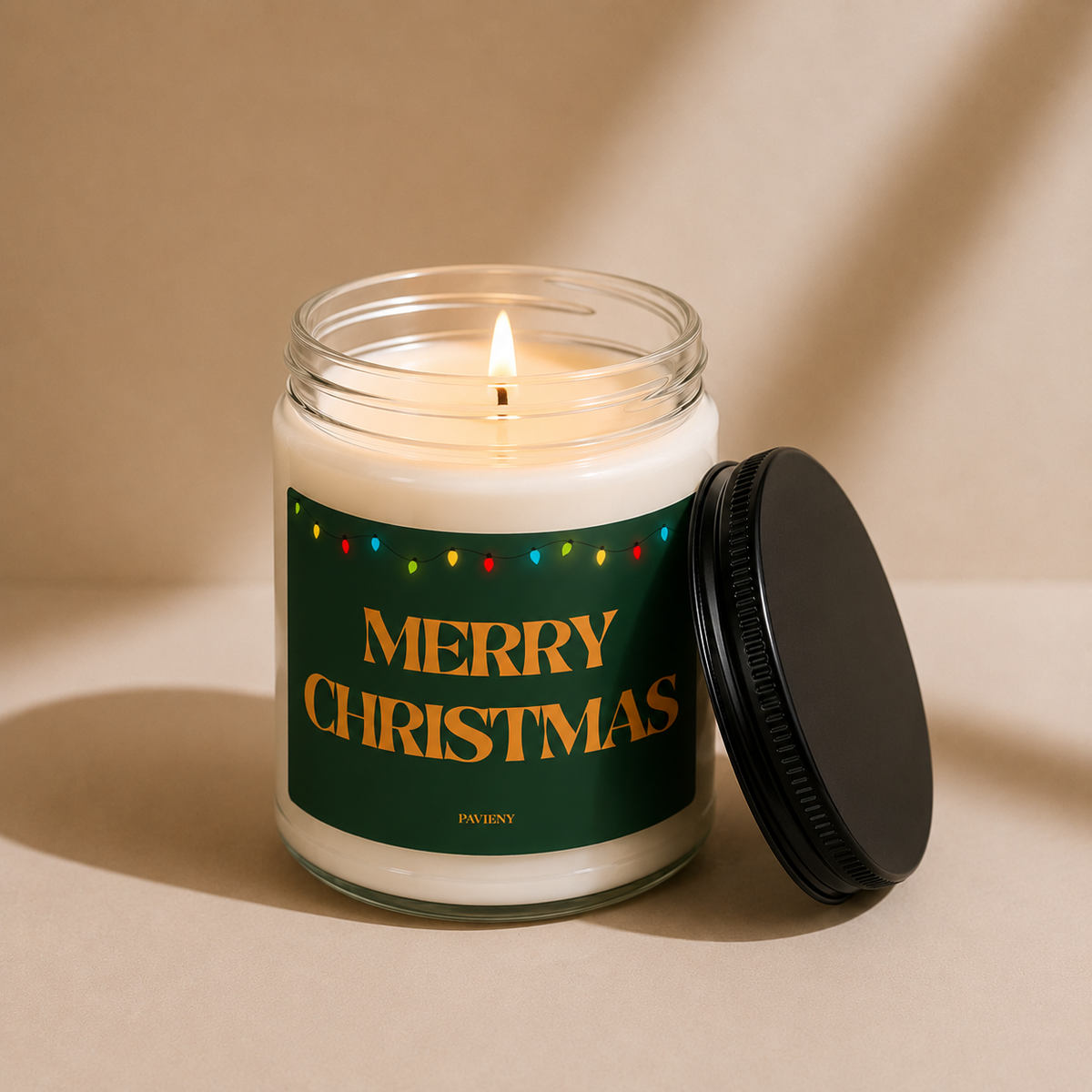 Merry Christmas Candle