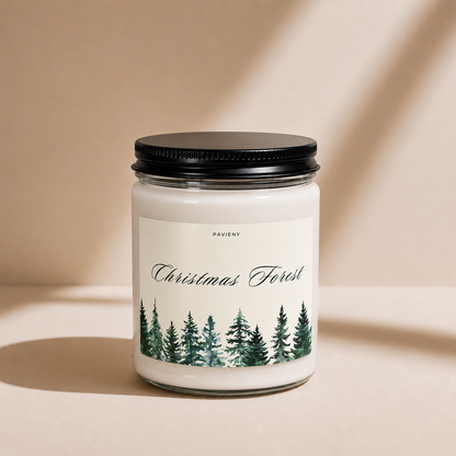 Christmas Forest Candle