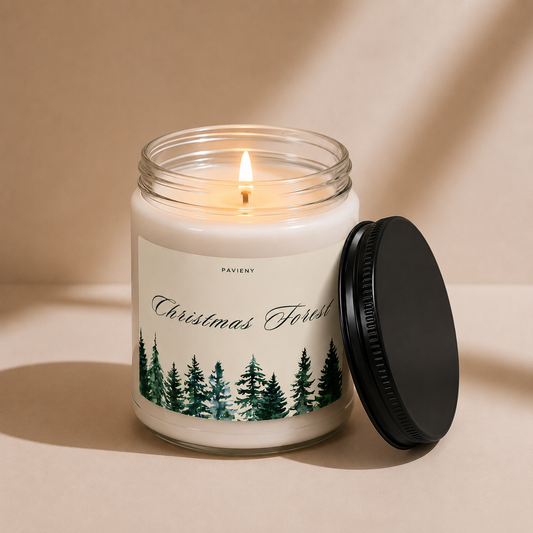 Christmas Forest Candle