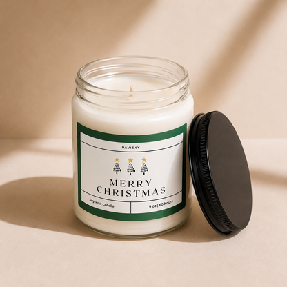 Merry Christmas Candle