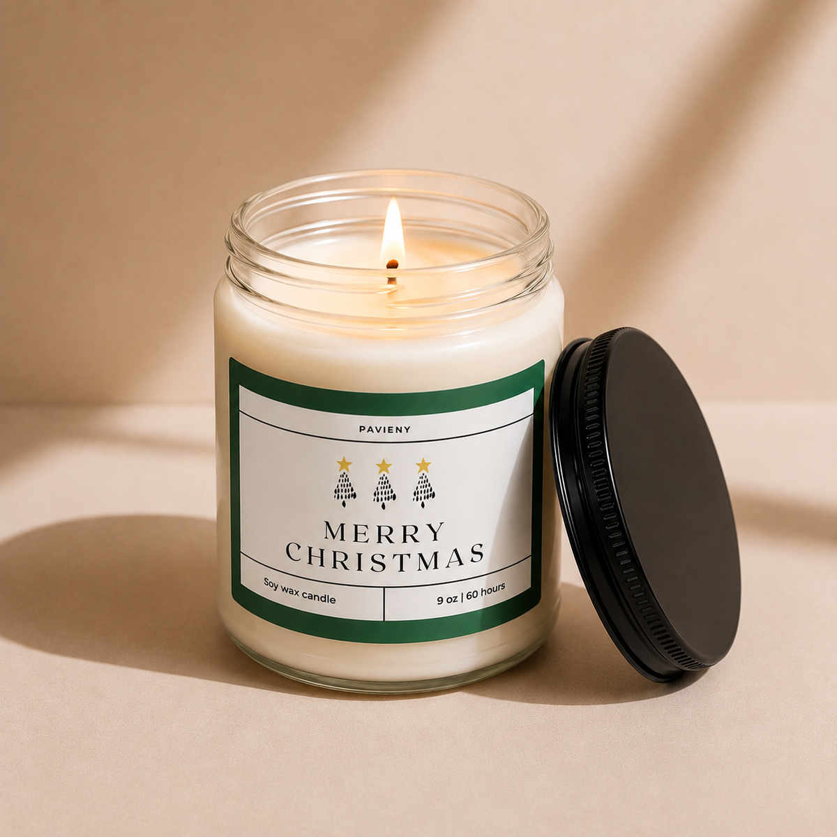 Merry Christmas Candle