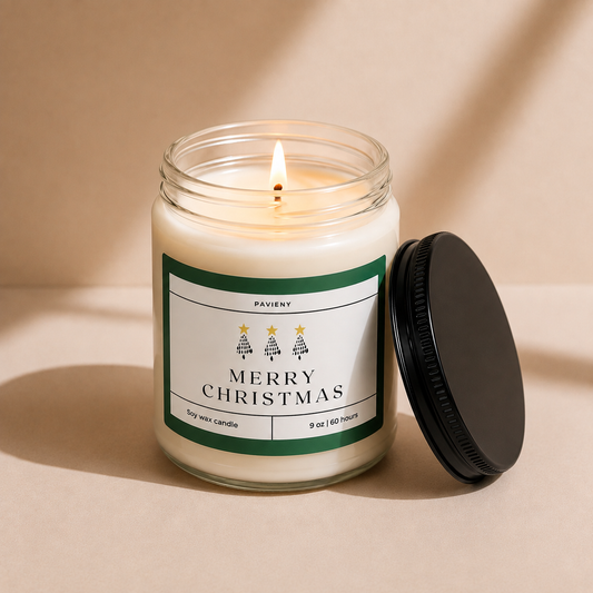 Merry Christmas Candle