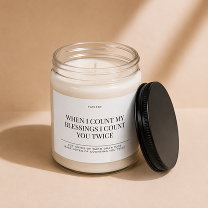 Count My Blessings Candle