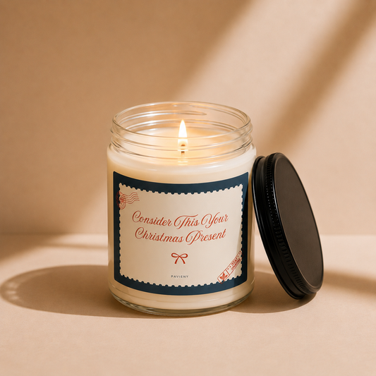 Christmas Present Candle