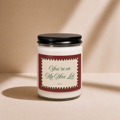 You’re on My Nice List Candle