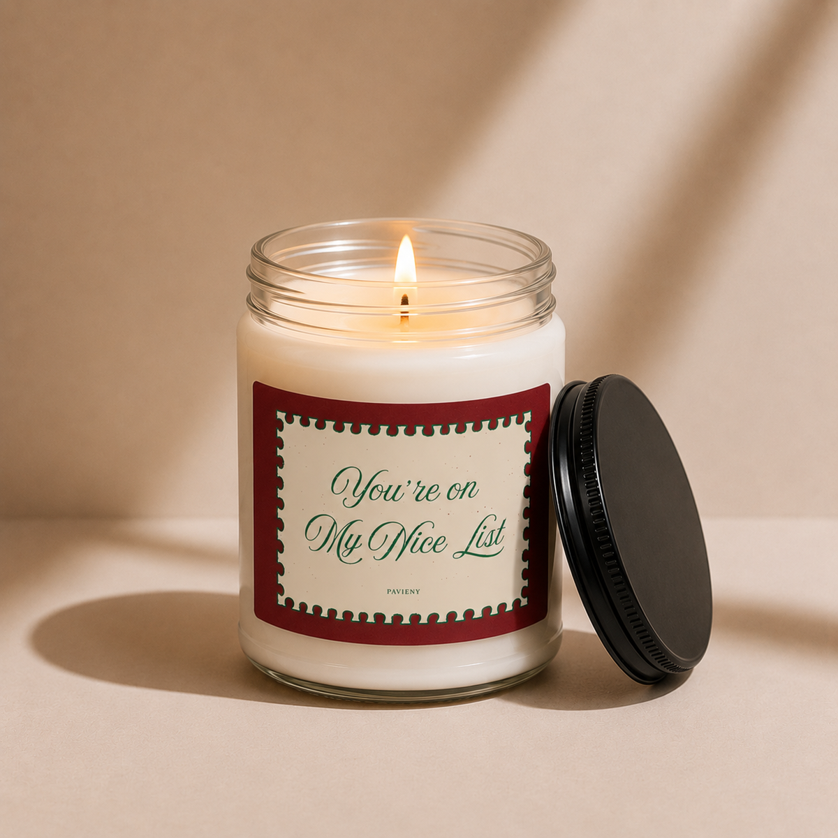 You’re on My Nice List Candle