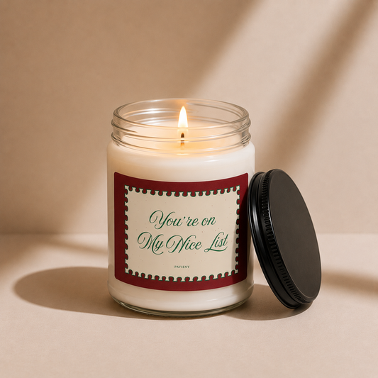You’re on My Nice List Candle