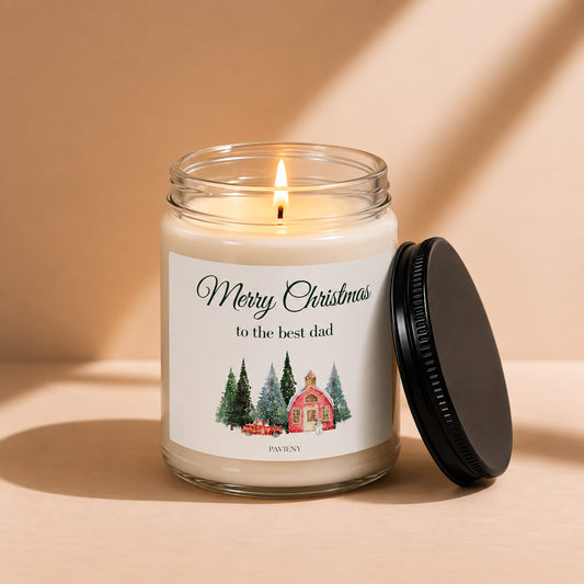 Christmas For Dad Candle