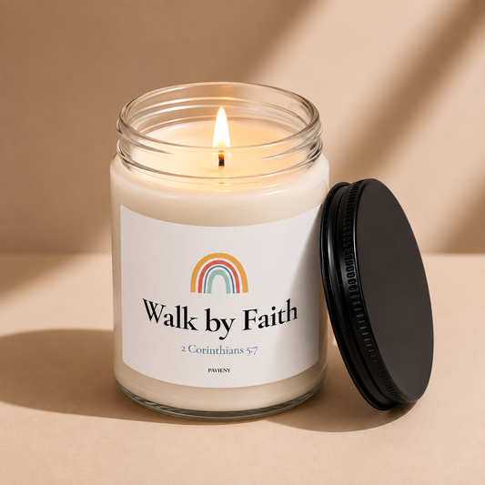 Walk by Faith Candle