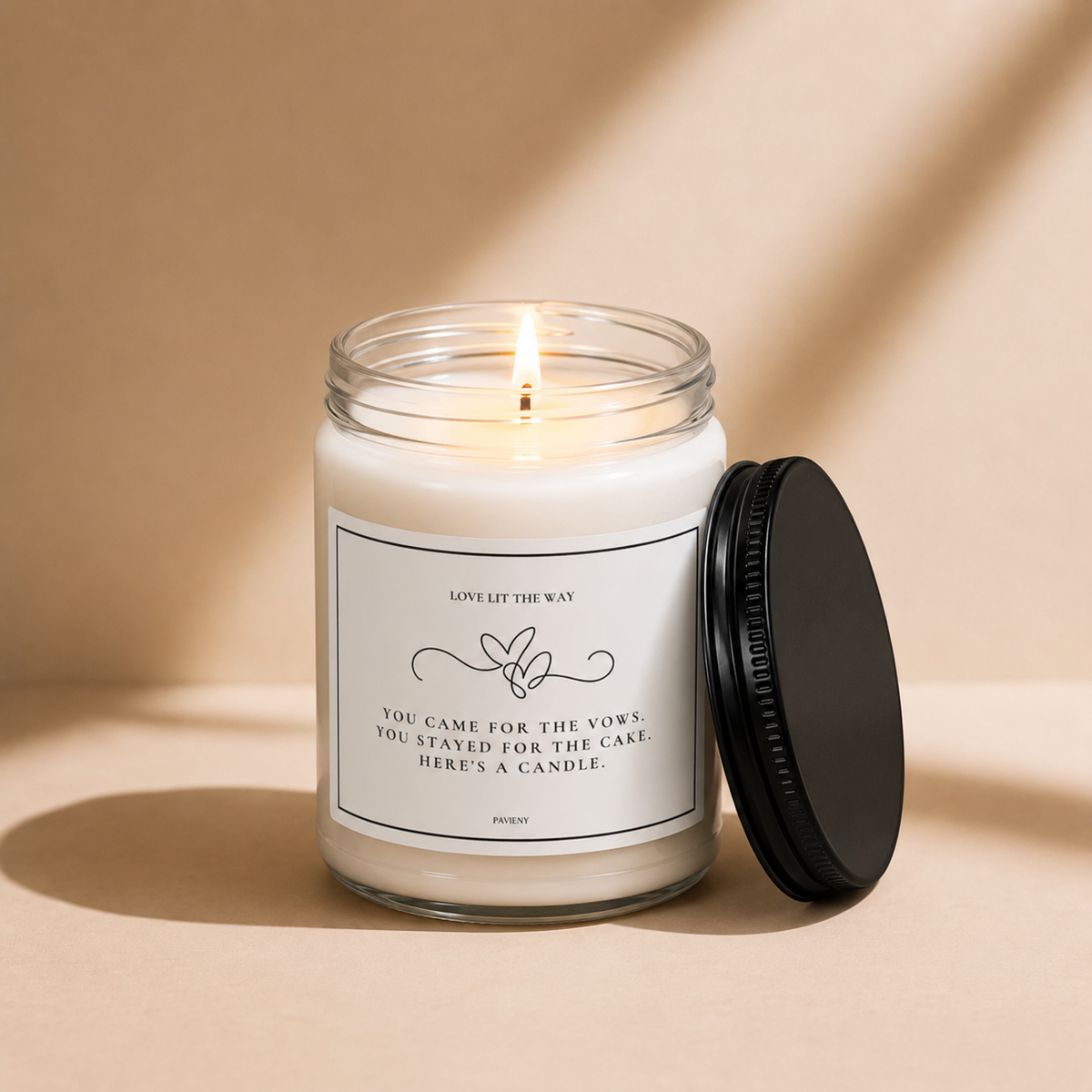 Love Lit the Way Candle