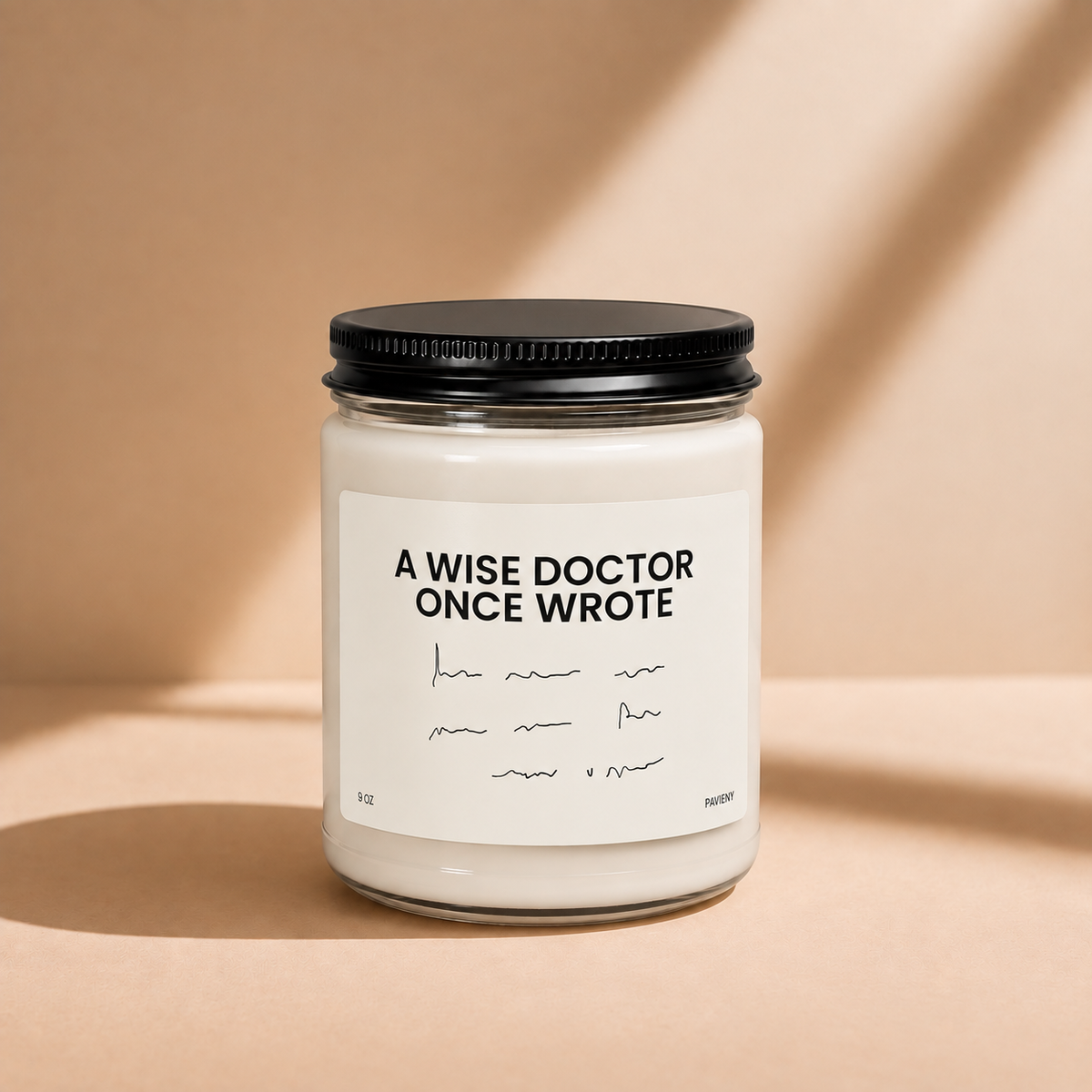 A Wise Doctor Candle
