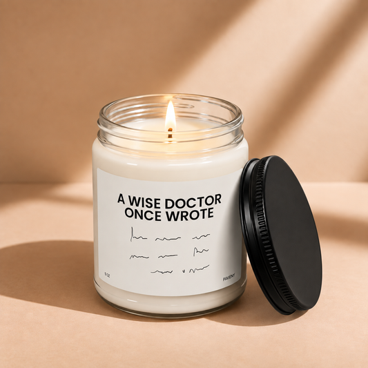 A Wise Doctor Candle