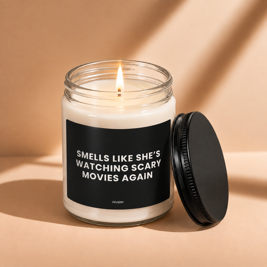 Scary Movie Candle —  For Her