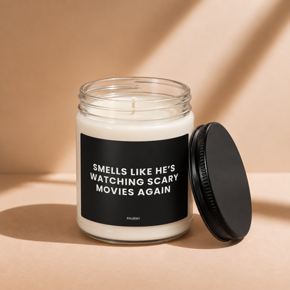 Scary Movie Candle — For Him