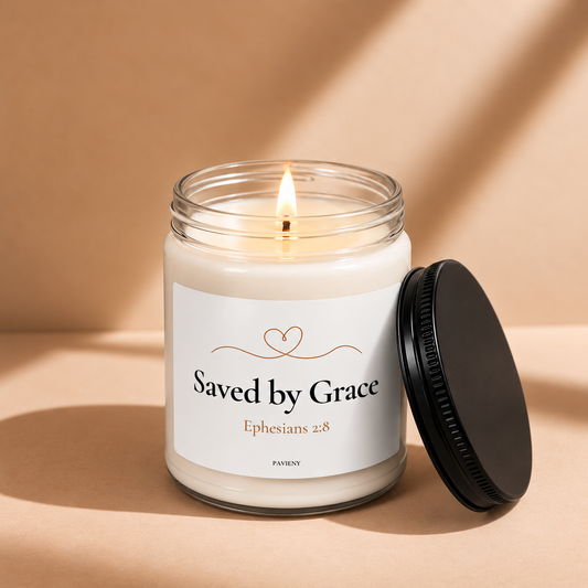 Saved by Grace Candle